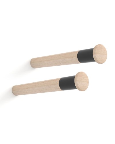 Muurbeugel Rei MT310 Fiets Ø 3,8 x 31 cm beukenhout (2 Stuks)