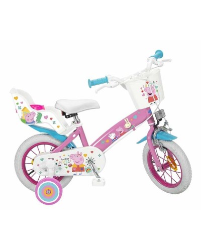 Kinderfiets Peppa Pig   12" Roze