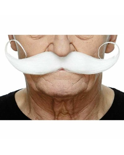 Mon Autre Moi : Fausse Moustache Blanche - Accessoire Fête Costumée
