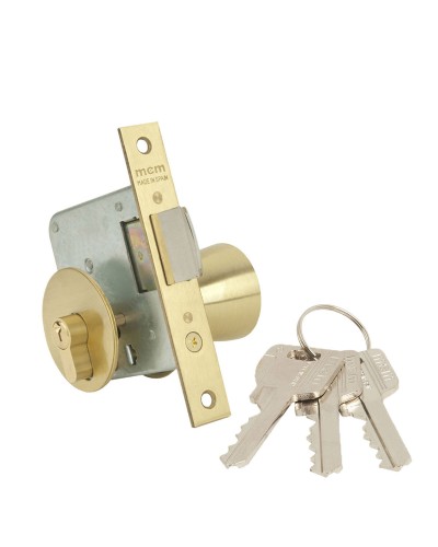 Cerradura con Pomo MCM 1561-3-70 para Puertas Interiores Embutir
