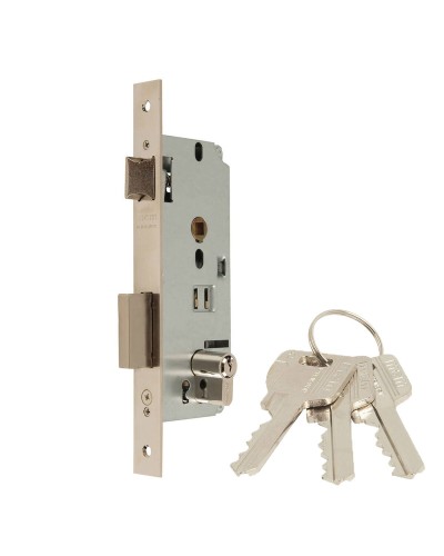 Cerradura de Empotrar MCM 1601-150, Monopunto, Ideal para Puertas Interiores.
