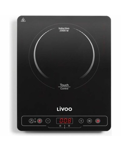 Livoo DOC235: Plancha Eléctrica 2000W Negro - Cocción Rápida y Eficiente
