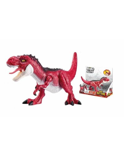 Dinosaurus Zuru Robo Alive: Dino Action T- Rex Punainen Figuuri, jossa liikkuvat raajat