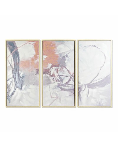 Tableaux Décoratifs DKD Home Decor 180x120 cm, Ensemble de 3, Motif Ville Abstrait
