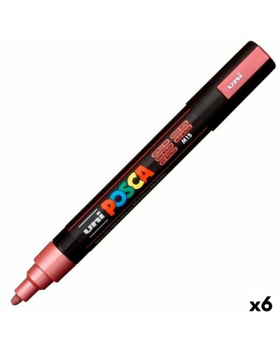 Marqueur Acrylique POSCA PC-5M Rouge Lot de 6
