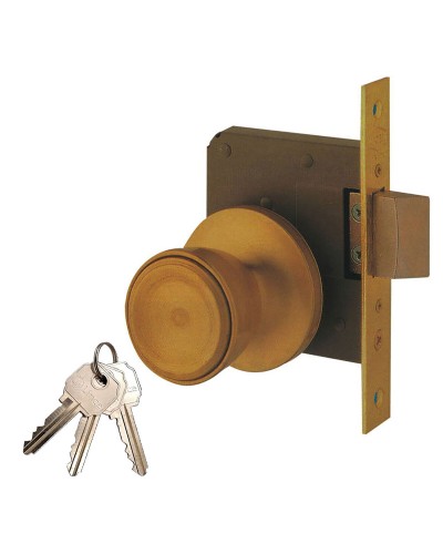 Serratura a Pomello UCEM, Ferro, Misura 60x60mm