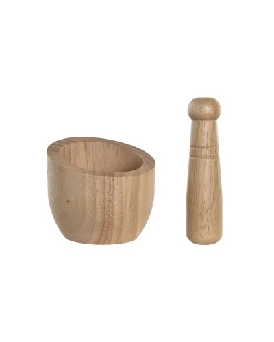 Mortel DKD Home Decor 12 x 12 x 14,5 cm Bambu