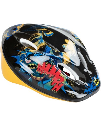 Casco Bici Bambino Batman CZ10955 M Nero/Giallo - Protezione Ciclismo
