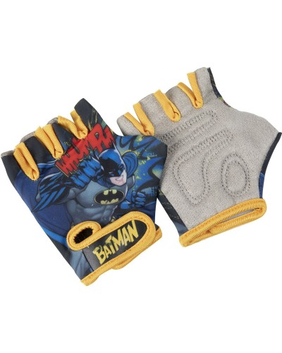 Batman Fahrradhandschuhe Blau Kinder - Gepolstert, Rutschfest - Einheitsgröße
