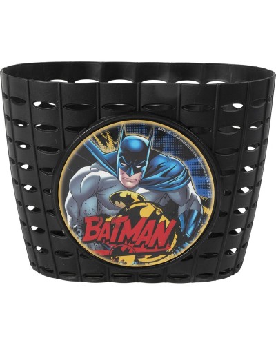 Kindermand voor op de fiets Batman CZ10961 Zwart/Geel