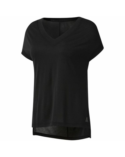 T-shirt med kortärm Dam Reebok Wor Supremium Detail Svart