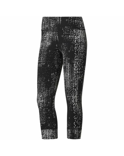 Naisten urheilulegginsit Reebok Lux 3/4 Musta