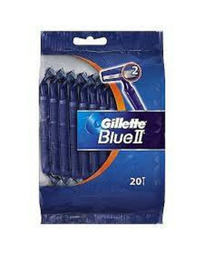 Gillette Blue II Rasoirs Jetables - 20 Unités - Rasage de Qualité
