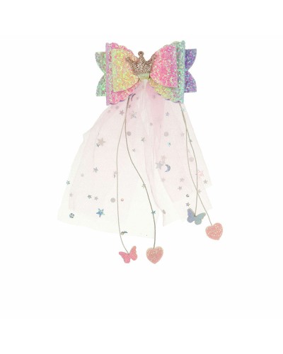 Pinces à Cheveux Inca - Nœud Paillettes Poudre de Perlinpin - Accessoire de Mode
