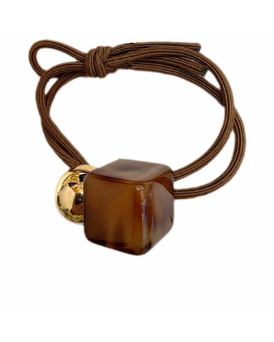 Brown Inca Hair Elastics - Large Bucket - Durable and Soft
