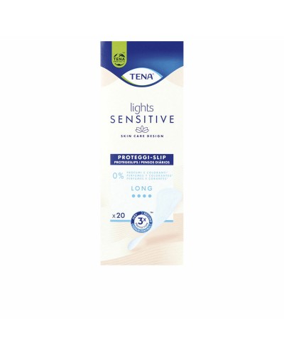TENA Lights Sensitive Maxi Plus - Protège-slips Long Hypoallergénique - 20 pièces
