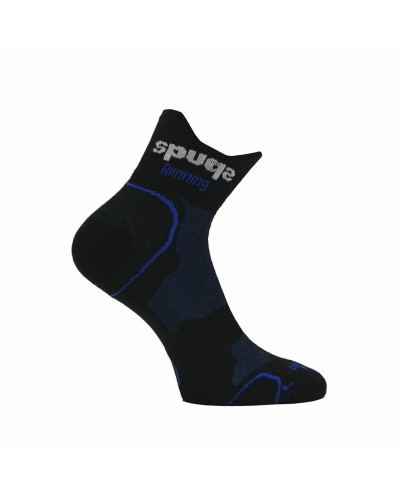 Spuqs Chaussettes de Sport Coolmax Speed Noires - Respirantes pour Course & Entraînement
