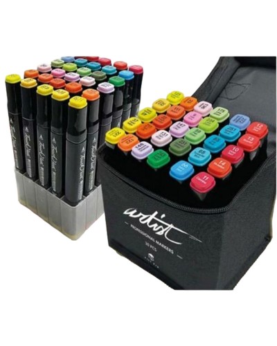 Alex Bog Luxury Canvas Gama Künstler, Mehrfarbiges Marker-Set (30 Stück)
