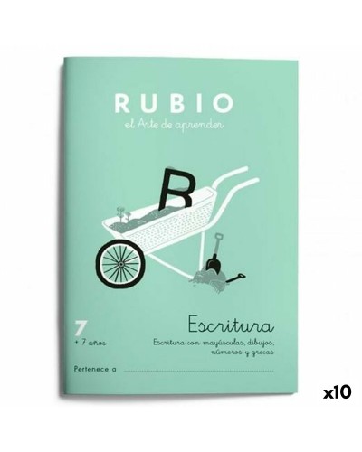 Rubio Spanish Writing Notebook Nº07, A5, 20 Sheets, 10 Units
