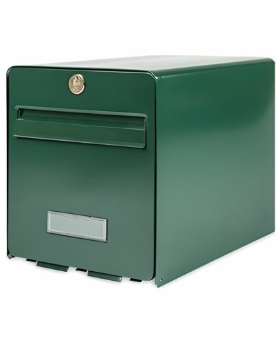 Cassetta della Posta Burg-Wachter | Verde | Acciaio Galvanizzato | 28x36,5x31 cm | Robusta e Sicura