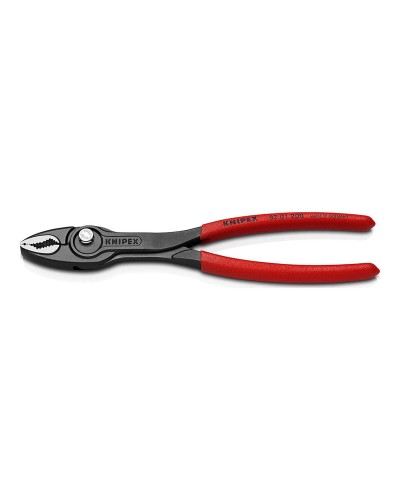 Alicates Knipex TwinGrip de 20 cm para trabajos complejos.
