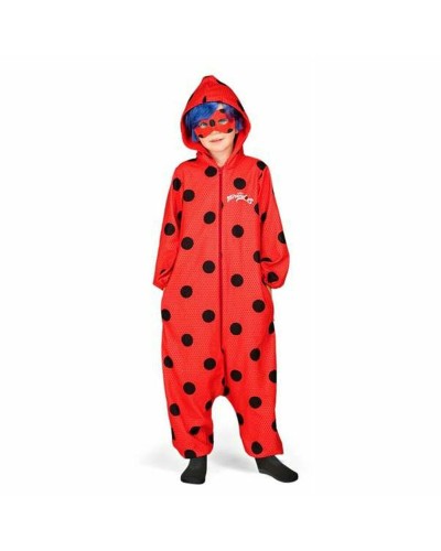 My Other Me Costume LadyBug Bambina - Pigiama Cosplay Rosso Pois - Taglia [Inserire Taglia]
