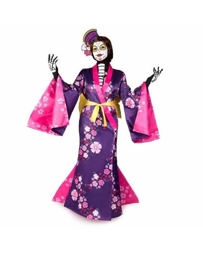 My Other Me Disfraz Adulto Mariko Kimono - Traje Tradicional Japonés
