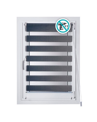 Stor Planet Clip&Fix Rollo Night&Day: Sichtschutz und variable Lichtdurchlässigkeit, 150 x 180 cm
