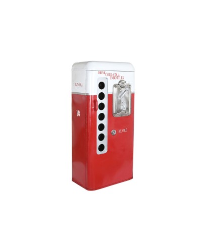 Pulloteline DKD Home Decor 70 x 44 x 151 cm Punainen Valkoinen Rauta