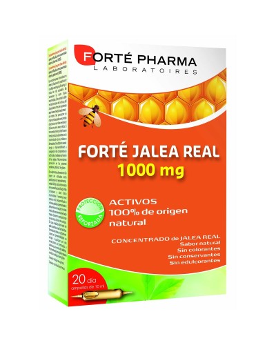 Forté Pharma Jalea Real 1000mg - Energía & Defensas Inmunitarias - 20 Ampollas
