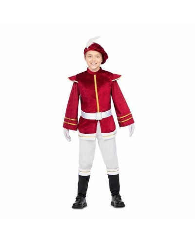 My Other Me Disfraz Infantil Rojo Granate: Sombrero, Chaqueta, Pantalones
