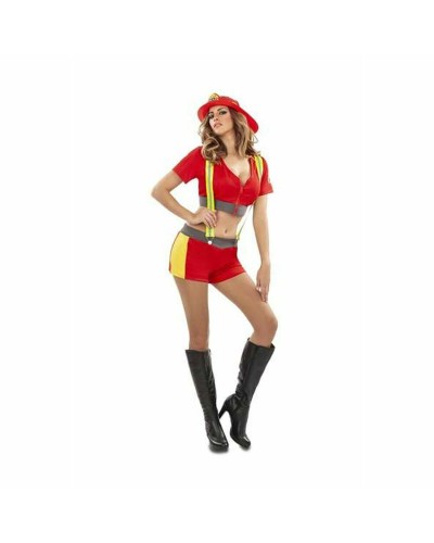 My Other Me Sexy Firefighter Woman Costume - Adults, Halloween & Theme Parties
