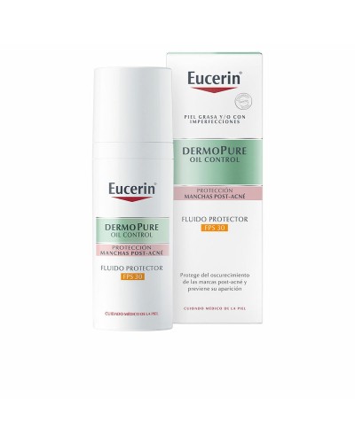 Sol Lotion som Motverkar Bruna Fläckar Eucerin Dermopure Motverkar ojämnheter 50 ml Spf 30