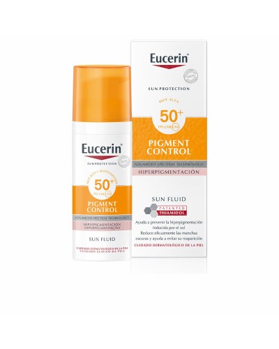 Eucerin Sun Fluid Pigment Control LSF 50+ - Sonnenschutz Anti-Pigmentflecken 50ml
