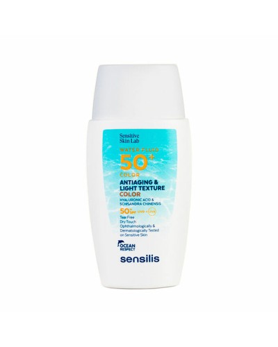 Sensilis Sun Secret SPF50+ Teintée Anti-âge - Texture Légère 40ml - Protection Solaire Visage
