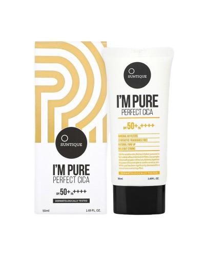 Suntique M Pure SPF 50+ Gesichtssonnencreme - Empfindliche Haut 50ml
