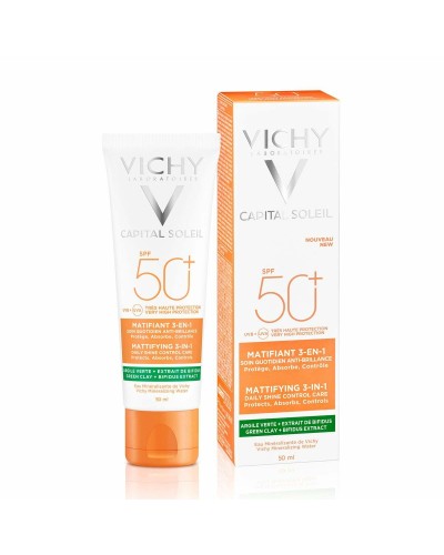 Vichy Capital Soleil Crème Visage SPF50+ Peau Sensible - 50ml
