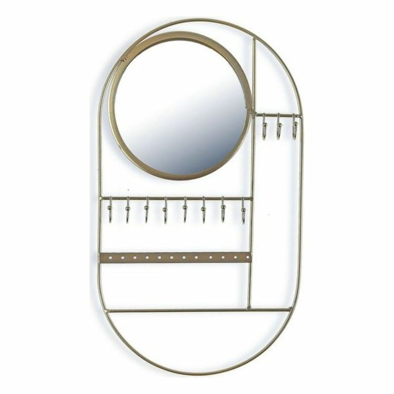 Door Hanger Versa Circle Mirror Metal (2,5 x 37 x 21,5 cm)