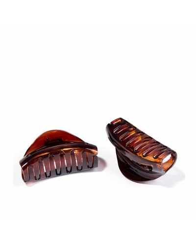 Inca Haarspangen Groß Braun - 2er Set - Sehr guter Halt
