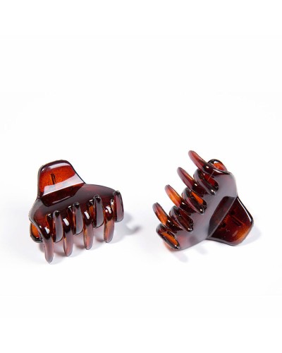Inca Pinzas para el Cabello Pequeñas Marrones - 2 Unidades - Excelente Sujeción
