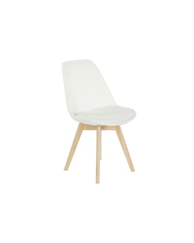 Stol DKD Home Decor Vit 48 x 56 x 83 cm