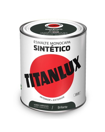 Titanlux Kunstharzlack Grün 750 ml für Innen und Außen
