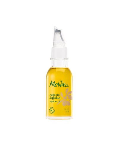 Melvita Aceite Facial Jojoba Bio 50ml - Nutritivo, Hidratante, Iluminador
