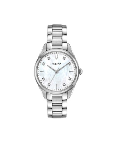 Bulova Damen 96P199: Edelstahluhr, Elegantes Design
