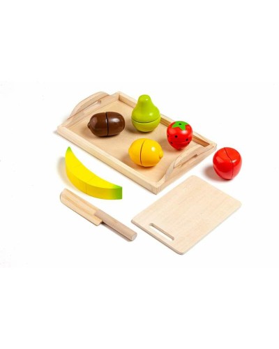 Moltó Set Alimentos de Juguete 9 Piezas Fruta - Comida Falsa para Niños
