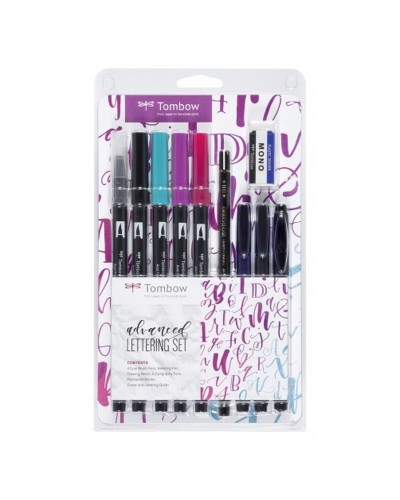 Tombow Advanced Set di Pennelli per Lettering, Perfetto per Principianti e Professionisti