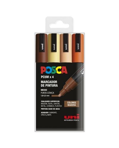 Pennarelli POSCA PC-5M Multicolore | Punta Media | 8 Toni | Ideali per Disegno, Decorazione e Scrittura