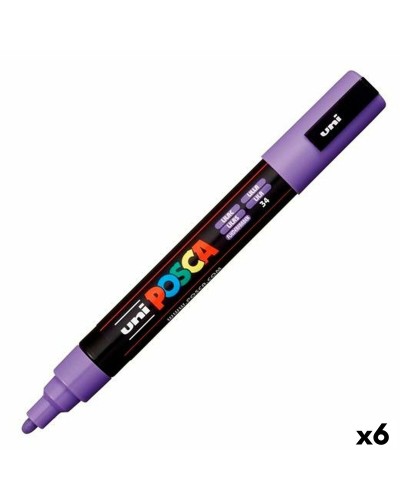 Markör POSCA PC-5M Lila (6 antal)