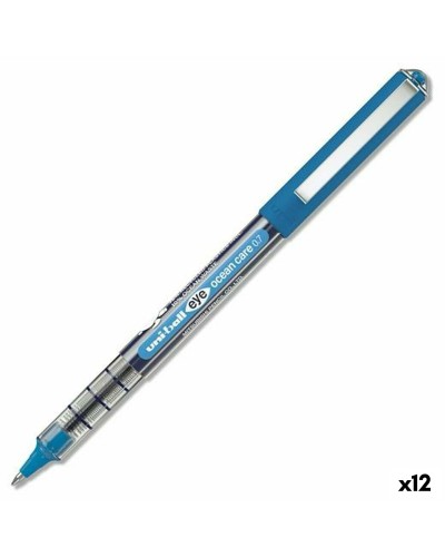 Täytekynä Uni-Ball Eye Ocean Care Sininen 0,7 mm (12 osaa)