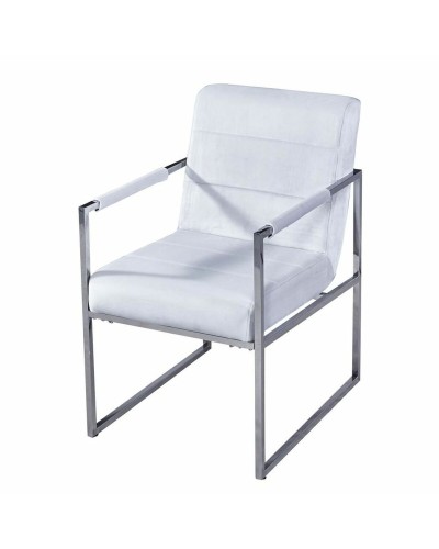 Sessel DKD Home Decor Weiß: Stahl, Kunststoff, 75 x 57 x 92 cm
